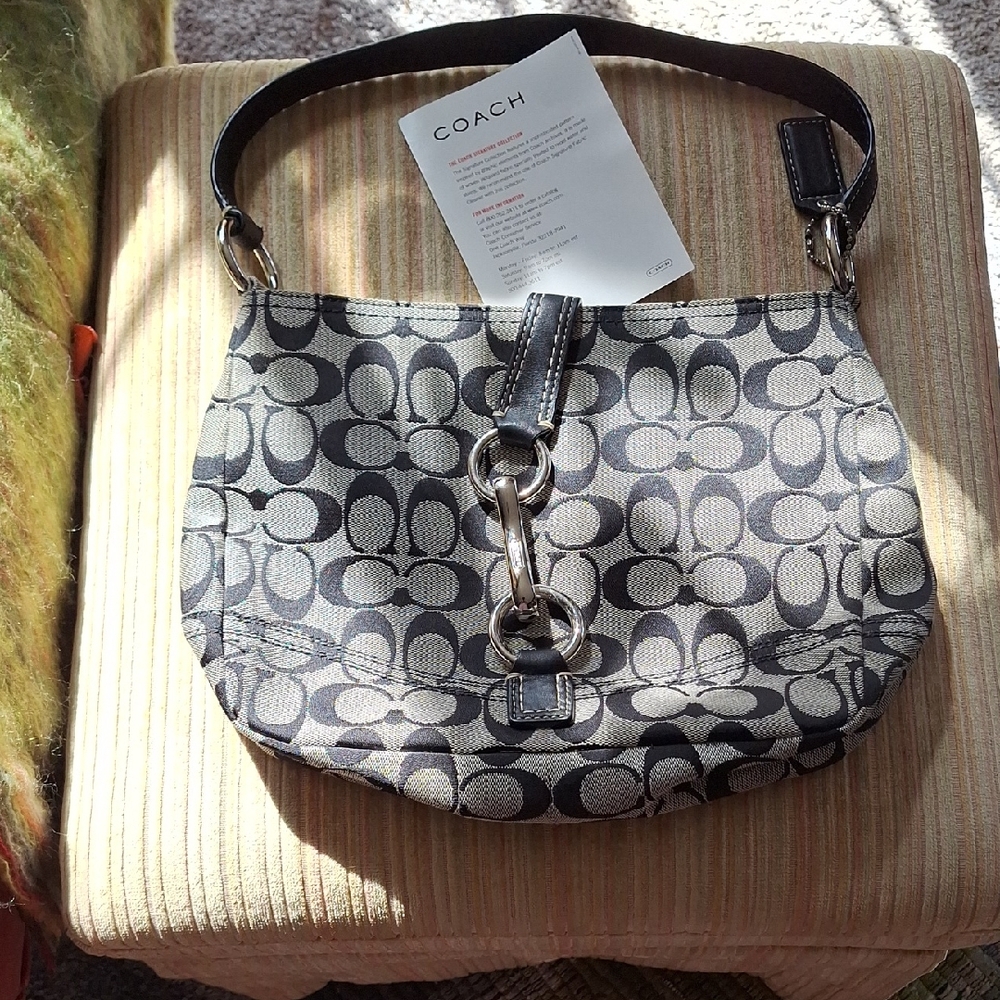 New Coach Bag W/silver Hardware